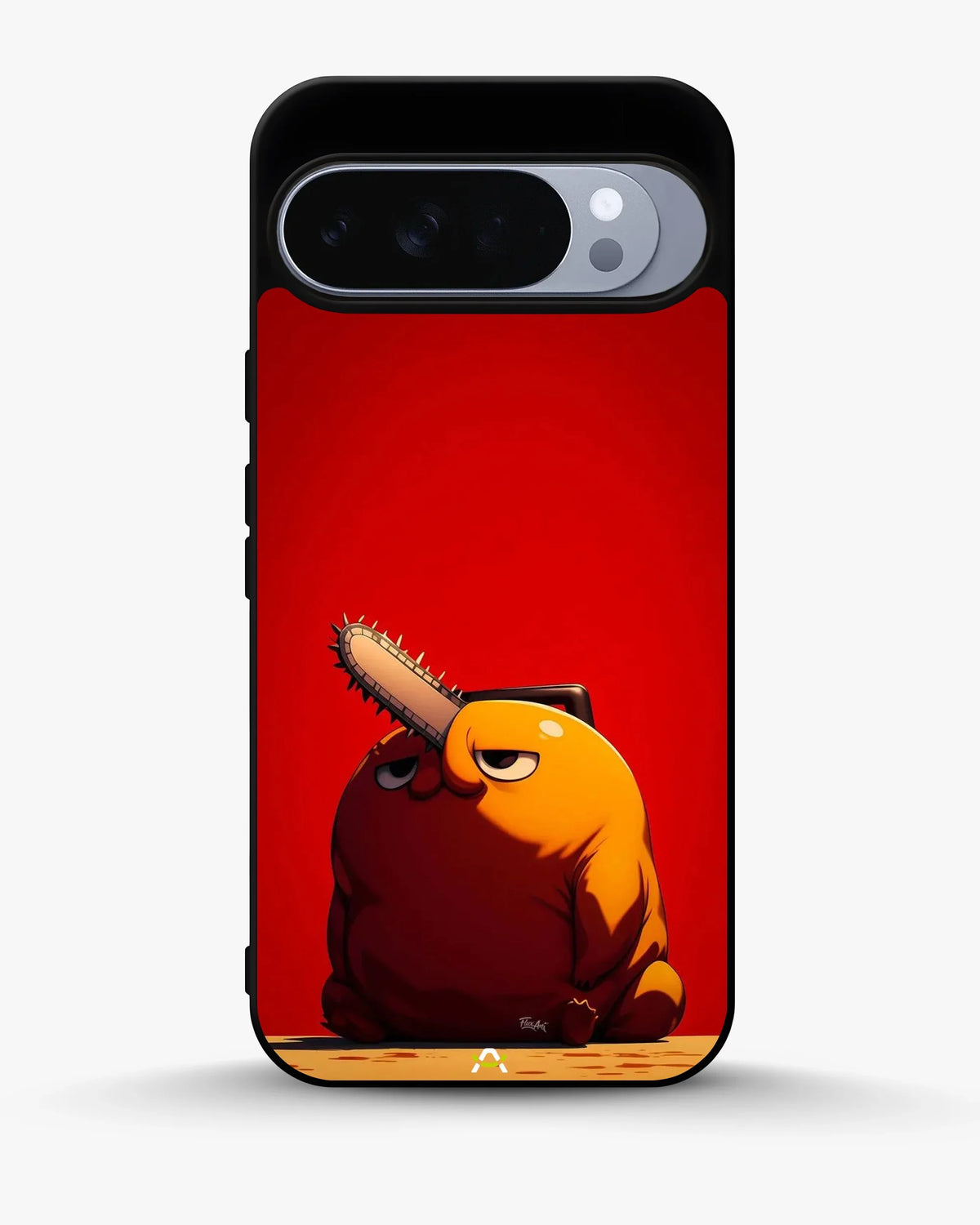 Chainsaw Devil Anime Phone Case - Orange & Red Print for iPhone, Samsung, Pixel, OnePlus & Vivo