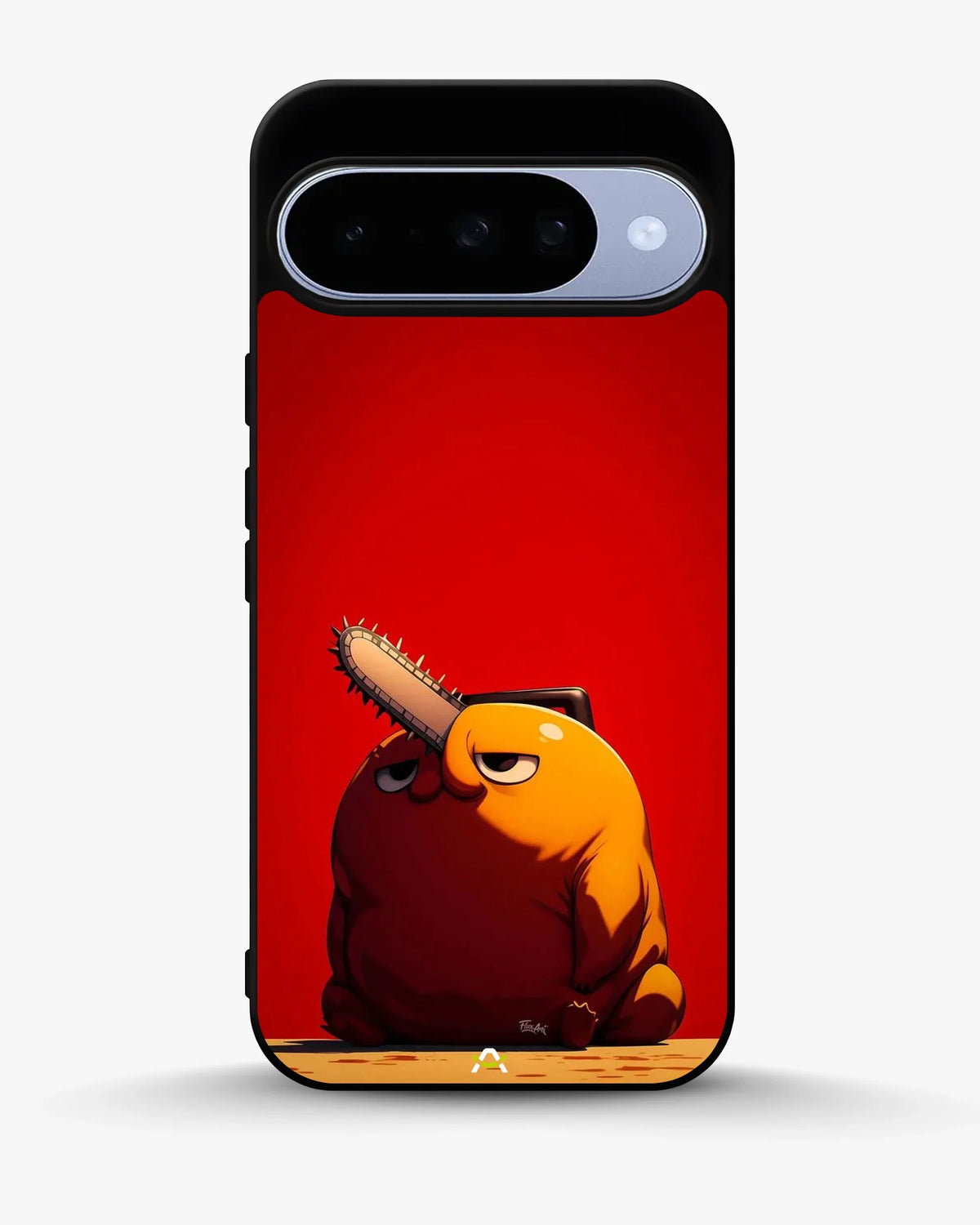 Chainsaw Devil Anime Phone Case - Orange & Red Print for iPhone, Samsung, Pixel, OnePlus & Vivo