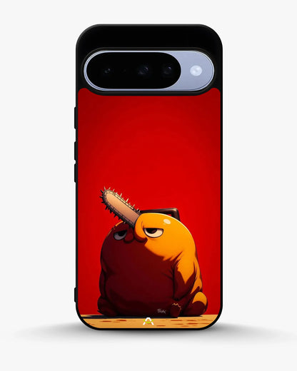 Chainsaw Devil Anime Phone Case - Orange & Red Print for iPhone, Samsung, Pixel, OnePlus & Vivo