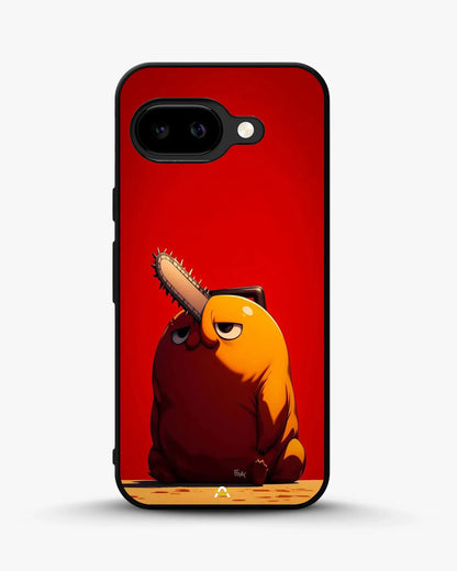 Chainsaw Devil Anime Phone Case - Orange & Red Print for iPhone, Samsung, Pixel, OnePlus & Vivo