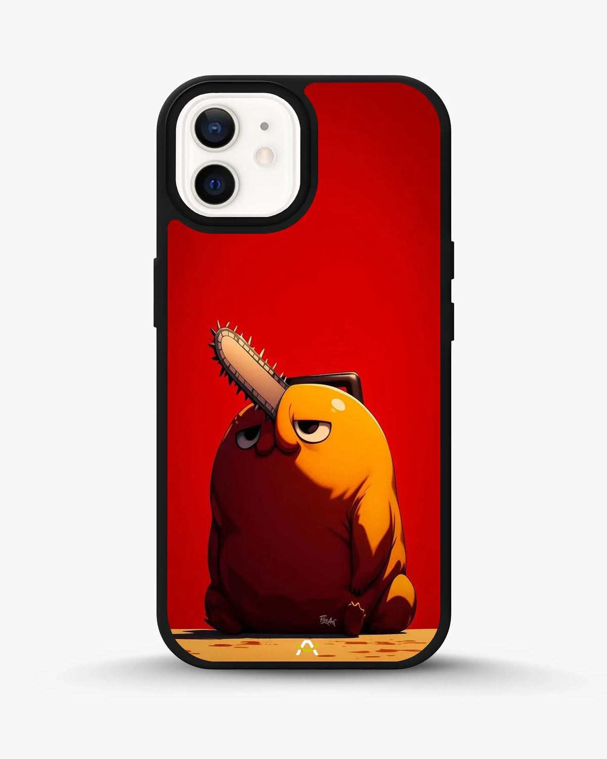 Chainsaw Devil Anime Phone Case - Orange & Red Print for iPhone, Samsung, Pixel, OnePlus & Vivo