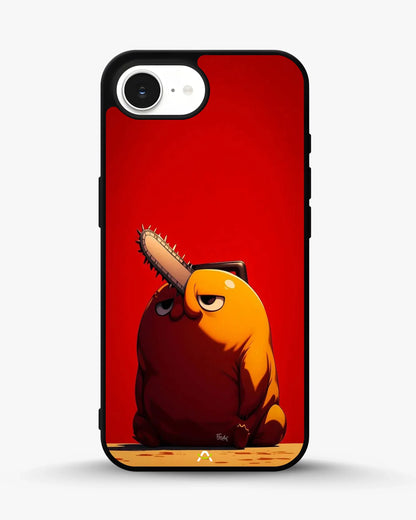 Chainsaw Devil Anime Phone Case - Orange & Red Print for iPhone, Samsung, Pixel, OnePlus & Vivo
