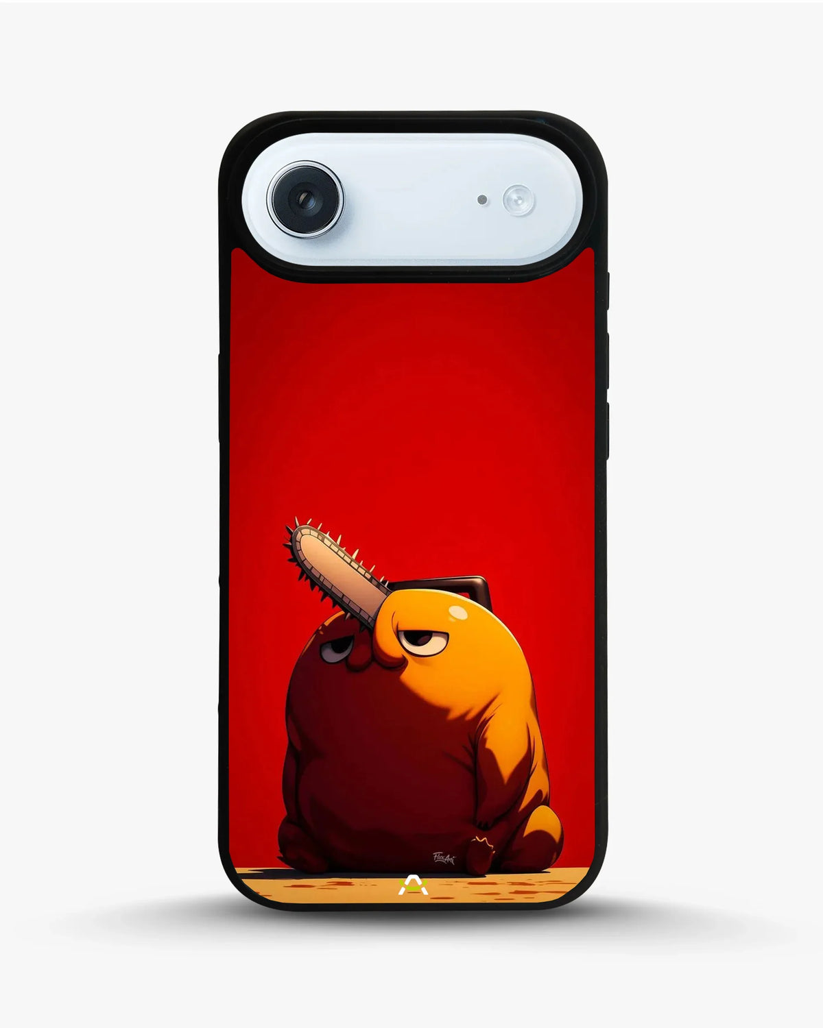Chainsaw Devil Anime Phone Case - Orange & Red Print for iPhone, Samsung, Pixel, OnePlus & Vivo