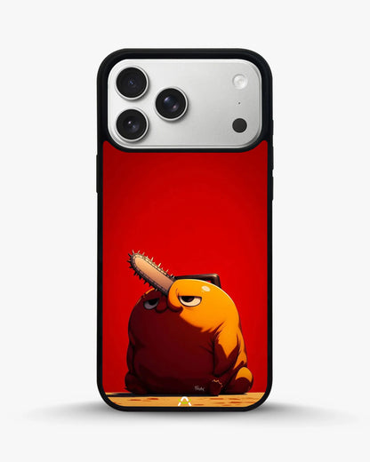 Chainsaw Devil Anime Phone Case - Orange & Red Print for iPhone, Samsung, Pixel, OnePlus & Vivo
