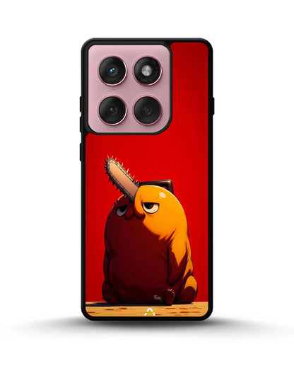 Chainsaw Devil Anime Phone Case - Orange & Red Print for iPhone, Samsung, Pixel, OnePlus & Vivo