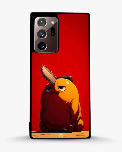 Chainsaw Devil Anime Phone Case - Orange & Red Print for iPhone, Samsung, Pixel, OnePlus & Vivo
