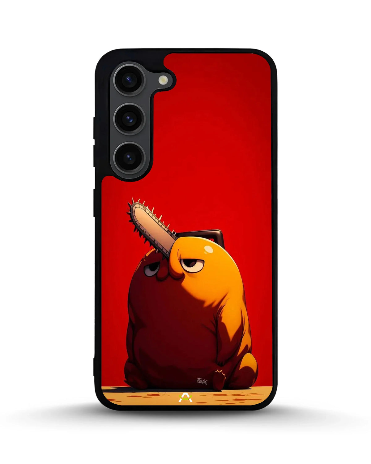 Chainsaw Devil Anime Phone Case - Orange & Red Print for iPhone, Samsung, Pixel, OnePlus & Vivo