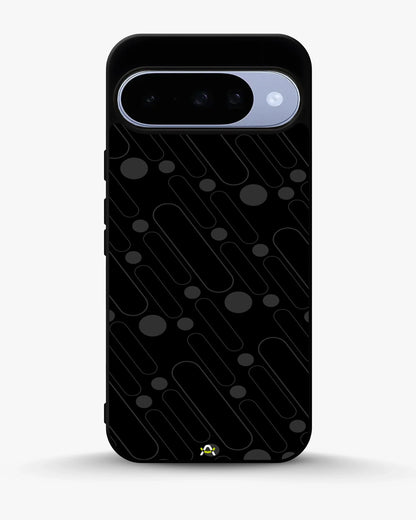 Charcoal Geometric Lines Phone Case - Glossy Aluminum Cover for iPhone, Samsung, Pixel, OnePlus & Vivo
