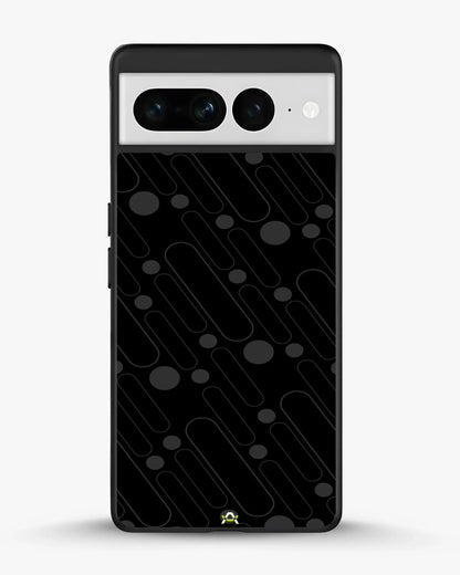 Charcoal Geometric Lines Phone Case - Glossy Aluminum Cover for iPhone, Samsung, Pixel, OnePlus & Vivo