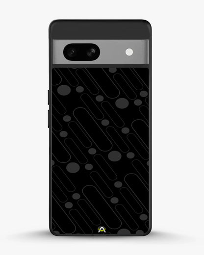 Charcoal Geometric Lines Phone Case - Glossy Aluminum Cover for iPhone, Samsung, Pixel, OnePlus & Vivo
