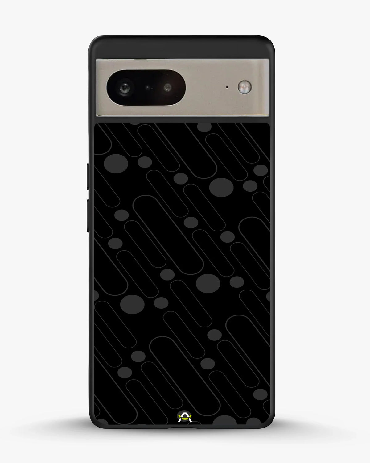 Charcoal Geometric Lines Phone Case - Glossy Aluminum Cover for iPhone, Samsung, Pixel, OnePlus & Vivo