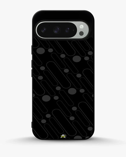 Charcoal Geometric Lines Phone Case - Glossy Aluminum Cover for iPhone, Samsung, Pixel, OnePlus & Vivo