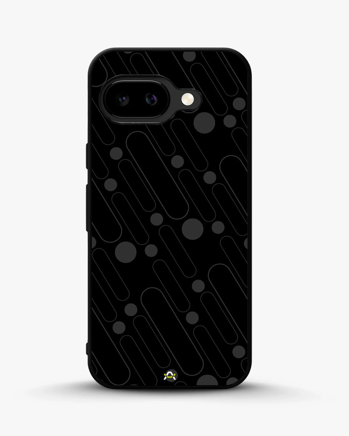 Charcoal Geometric Lines Phone Case - Glossy Aluminum Cover for iPhone, Samsung, Pixel, OnePlus & Vivo