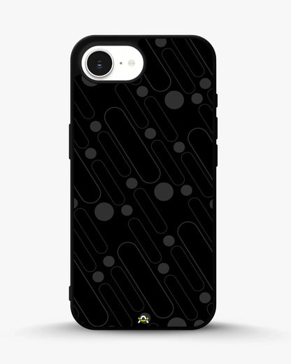 Charcoal Geometric Lines Phone Case - Glossy Aluminum Cover for iPhone, Samsung, Pixel, OnePlus & Vivo