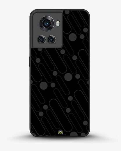 Charcoal Geometric Lines Phone Case - Glossy Aluminum Cover for iPhone, Samsung, Pixel, OnePlus & Vivo