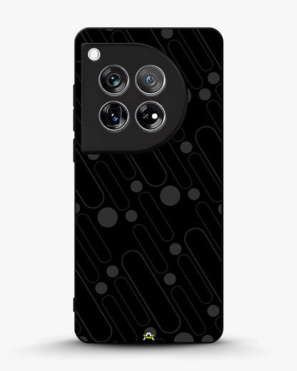 Charcoal Geometric Lines Phone Case - Glossy Aluminum Cover for iPhone, Samsung, Pixel, OnePlus & Vivo