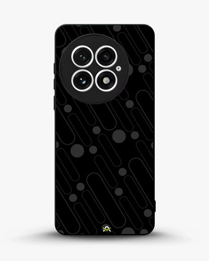Charcoal Geometric Lines Phone Case - Glossy Aluminum Cover for iPhone, Samsung, Pixel, OnePlus & Vivo