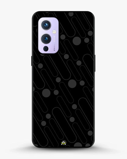 Charcoal Geometric Lines Phone Case - Glossy Aluminum Cover for iPhone, Samsung, Pixel, OnePlus & Vivo