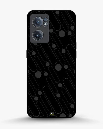 Charcoal Geometric Lines Phone Case - Glossy Aluminum Cover for iPhone, Samsung, Pixel, OnePlus & Vivo
