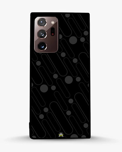 Charcoal Geometric Lines Phone Case - Glossy Aluminum Cover for iPhone, Samsung, Pixel, OnePlus & Vivo