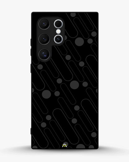 Charcoal Geometric Lines Phone Case - Glossy Aluminum Cover for iPhone, Samsung, Pixel, OnePlus & Vivo