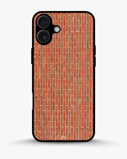Classic Red Brick Phone Case - Clean Masonry Print for iPhone, Samsung, Pixel, OnePlus & Vivo
