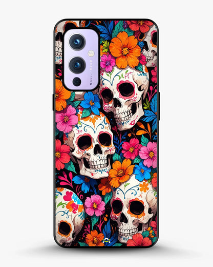 Color Skull Floral Phone Case - Vibrant Skull & Flowers Print for iPhone, Samsung, Pixel, OnePlus & Vivo