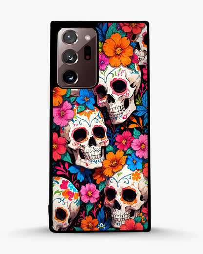 Color Skull Floral Phone Case - Vibrant Skull & Flowers Print for iPhone, Samsung, Pixel, OnePlus & Vivo
