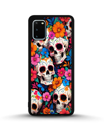 Color Skull Floral Phone Case - Vibrant Skull & Flowers Print for iPhone, Samsung, Pixel, OnePlus & Vivo