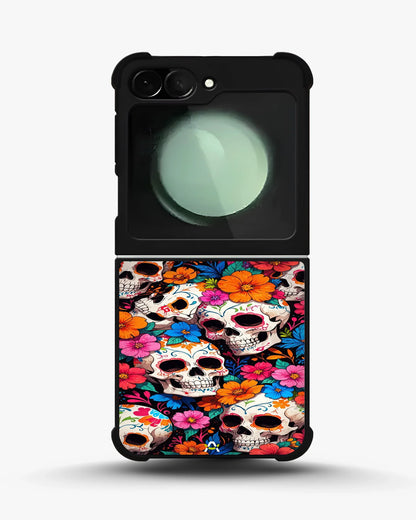 Color Skull Floral Phone Case - Vibrant Skull & Flowers Print for iPhone, Samsung, Pixel, OnePlus & Vivo