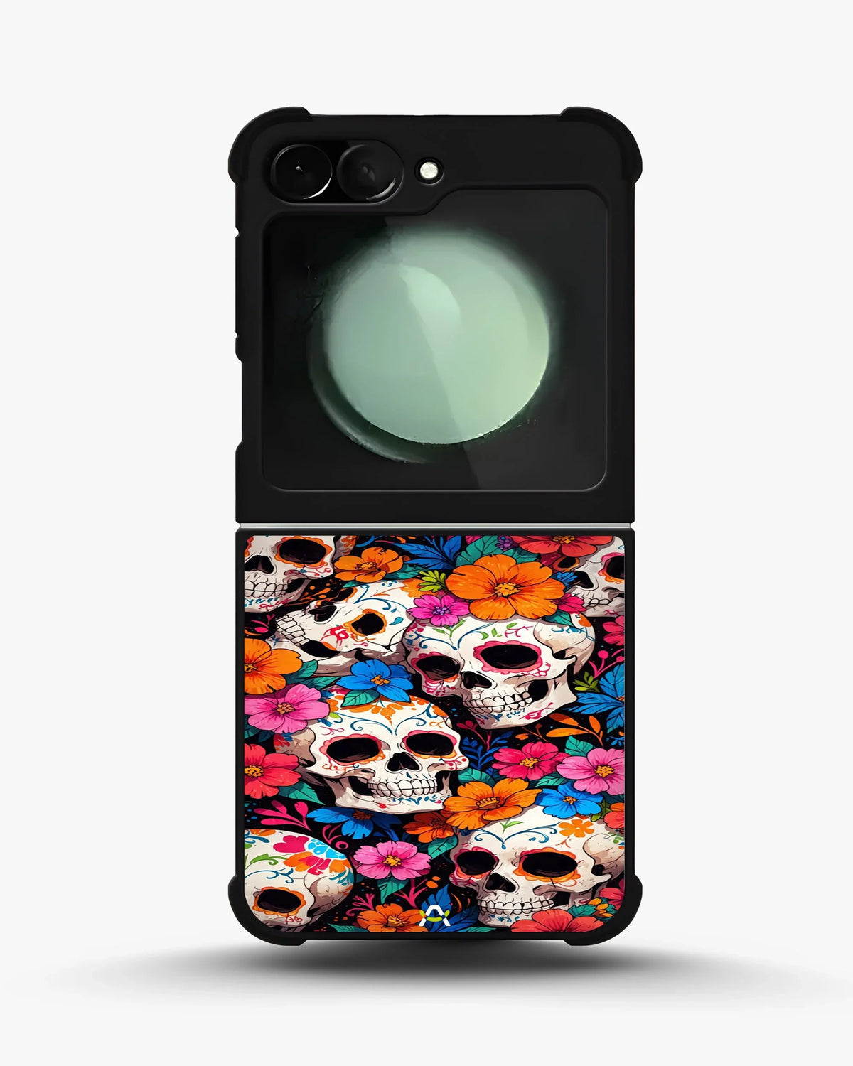 Color Skull Floral Phone Case - Vibrant Skull & Flowers Print for iPhone, Samsung, Pixel, OnePlus & Vivo