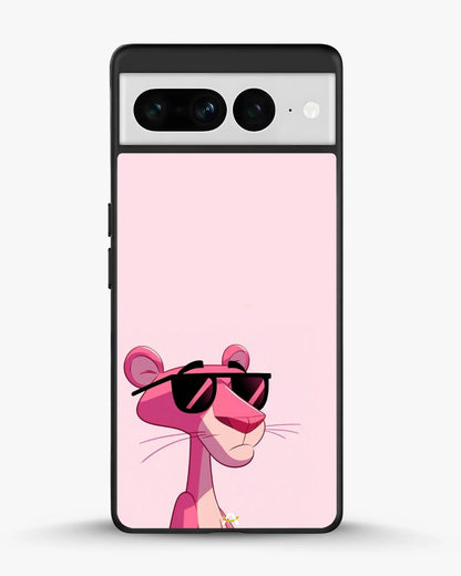 Cool Cartoon Cat Phone Case - Pink Sunglasses Print for iPhone, Samsung, Pixel, OnePlus & Vivo