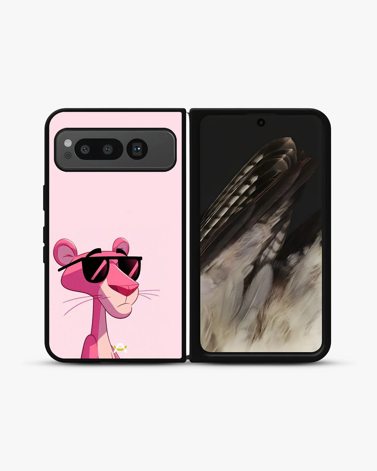 Cool Cartoon Cat Phone Case - Pink Sunglasses Print for iPhone, Samsung, Pixel, OnePlus & Vivo