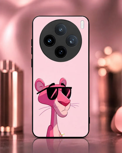 Cool Cartoon Cat Phone Case - Pink Sunglasses Print for iPhone, Samsung, Pixel, OnePlus & Vivo