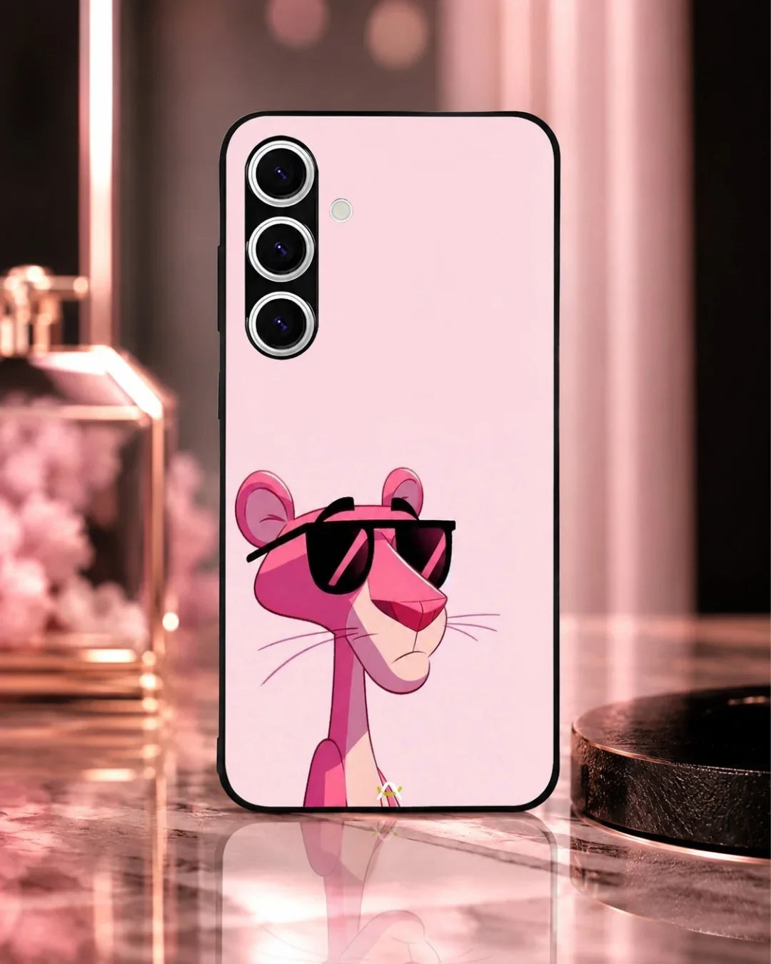 Cool Cartoon Cat Phone Case - Pink Sunglasses Print for iPhone, Samsung, Pixel, OnePlus & Vivo