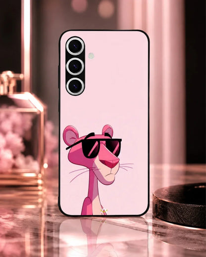 Cool Cartoon Cat Phone Case - Pink Sunglasses Print for iPhone, Samsung, Pixel, OnePlus & Vivo