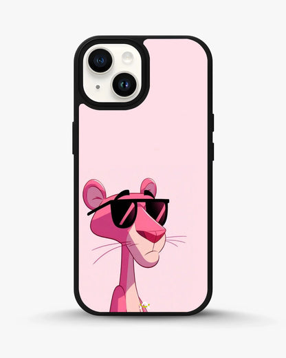 Cool Cartoon Cat Phone Case - Pink Sunglasses Print for iPhone, Samsung, Pixel, OnePlus & Vivo