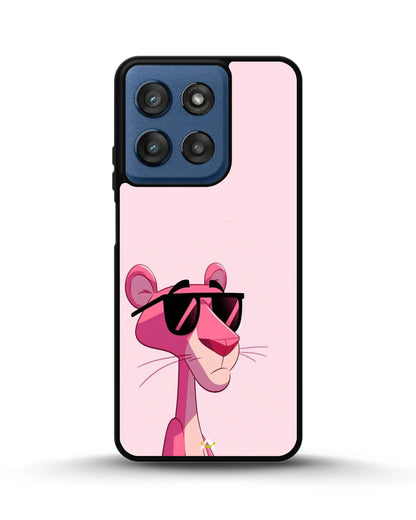 Cool Cartoon Cat Phone Case - Pink Sunglasses Print for iPhone, Samsung, Pixel, OnePlus & Vivo