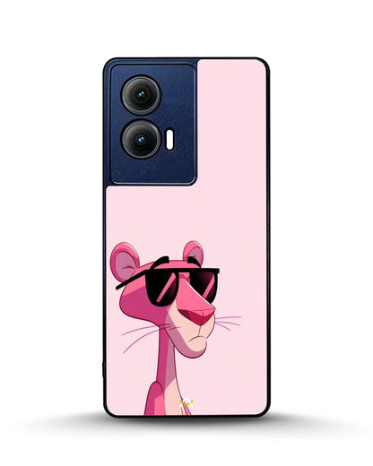 Cool Cartoon Cat Phone Case - Pink Sunglasses Print for iPhone, Samsung, Pixel, OnePlus & Vivo