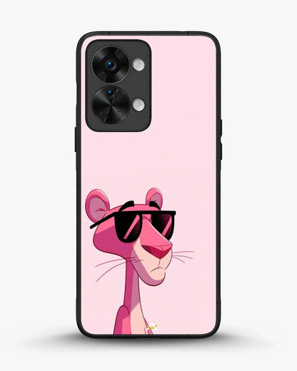 Cool Cartoon Cat Phone Case - Pink Sunglasses Print for iPhone, Samsung, Pixel, OnePlus & Vivo