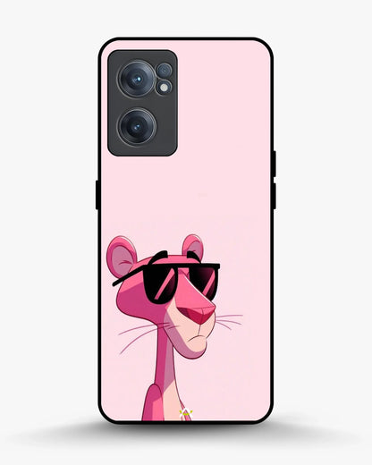 Cool Cartoon Cat Phone Case - Pink Sunglasses Print for iPhone, Samsung, Pixel, OnePlus & Vivo