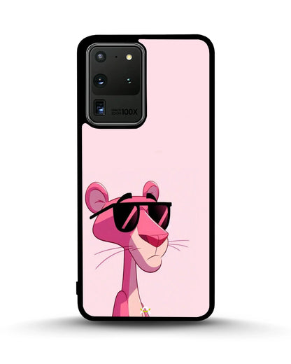 Cool Cartoon Cat Phone Case - Pink Sunglasses Print for iPhone, Samsung, Pixel, OnePlus & Vivo