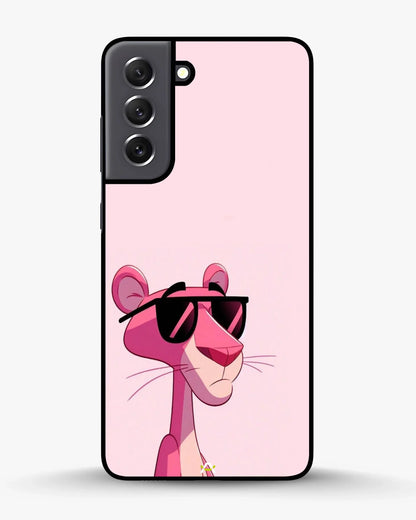 Cool Cartoon Cat Phone Case - Pink Sunglasses Print for iPhone, Samsung, Pixel, OnePlus & Vivo