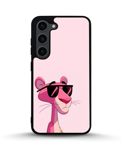 Cool Cartoon Cat Phone Case - Pink Sunglasses Print for iPhone, Samsung, Pixel, OnePlus & Vivo