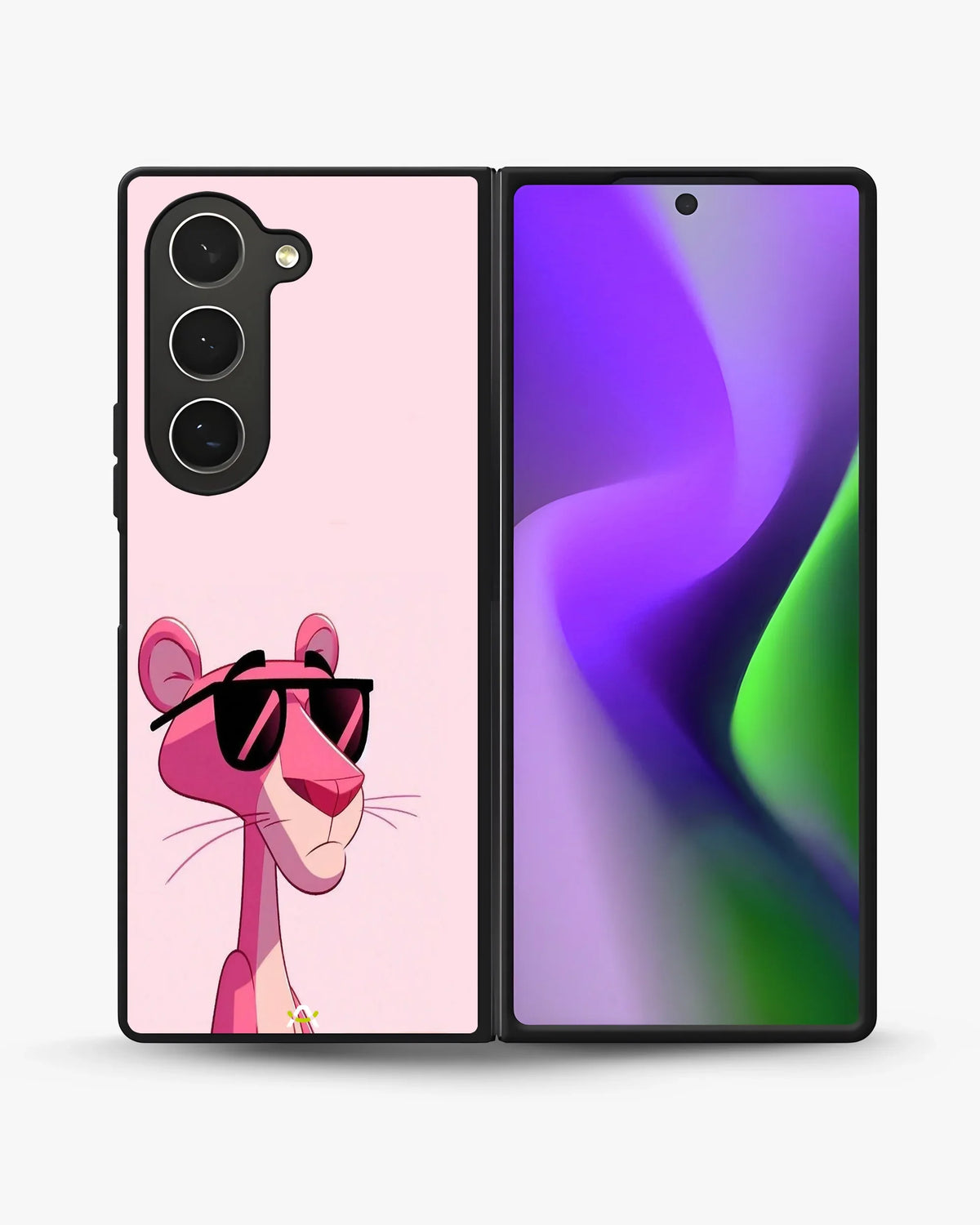 Cool Cartoon Cat Phone Case - Pink Sunglasses Print for iPhone, Samsung, Pixel, OnePlus & Vivo