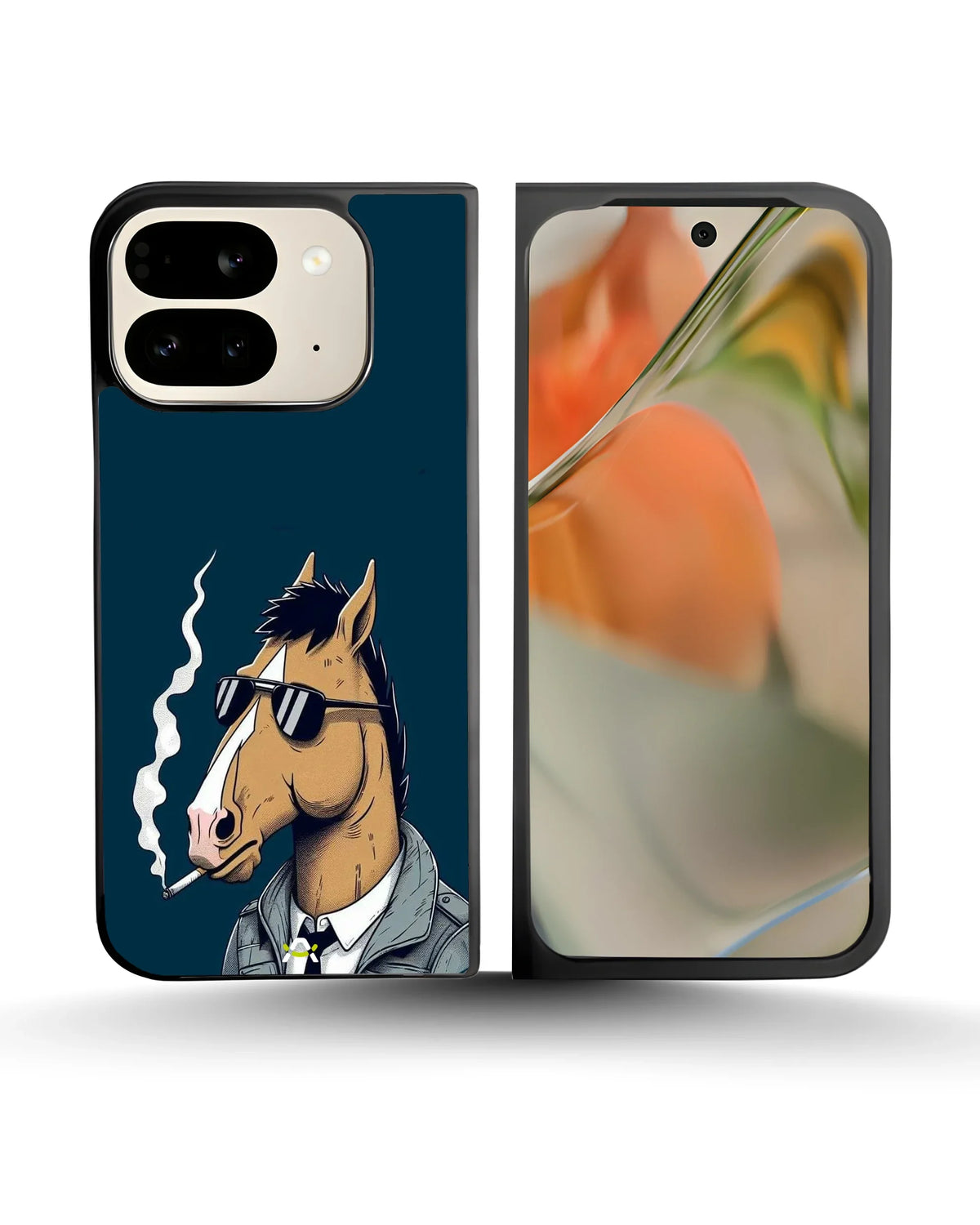 Cool Horse Sunglasses Phone Case - Quirky Blue Art Print for iPhone, Samsung, Pixel, OnePlus & Vivo