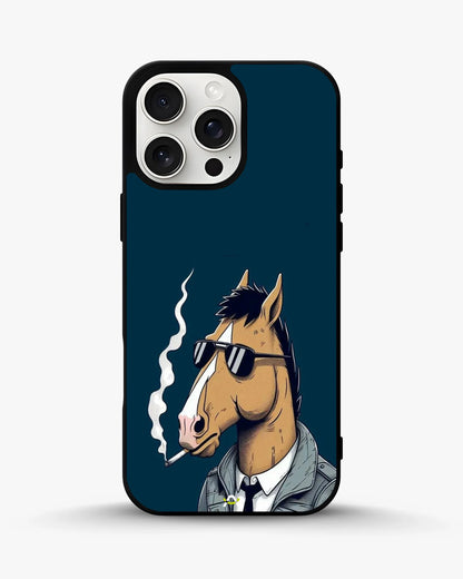 Cool Horse Sunglasses Phone Case - Quirky Blue Art Print for iPhone, Samsung, Pixel, OnePlus & Vivo