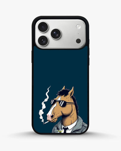 Cool Horse Sunglasses Phone Case - Quirky Blue Art Print for iPhone, Samsung, Pixel, OnePlus & Vivo