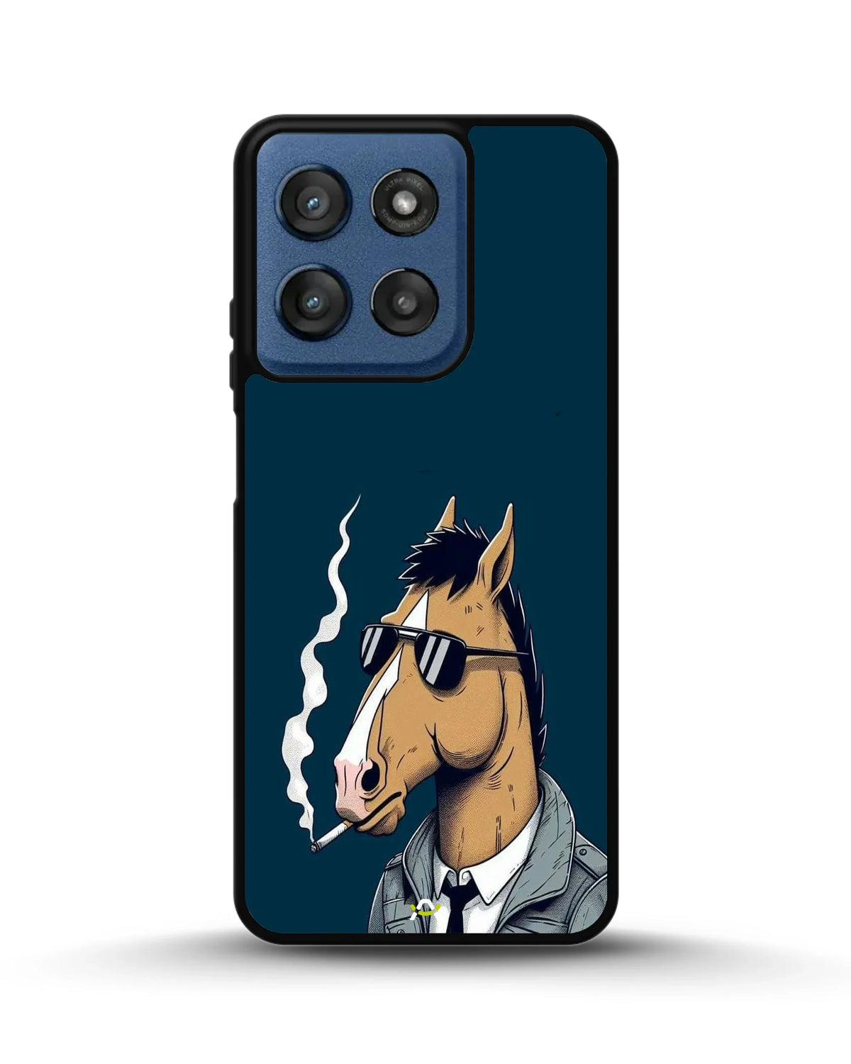 Cool Horse Sunglasses Phone Case - Quirky Blue Art Print for iPhone, Samsung, Pixel, OnePlus & Vivo