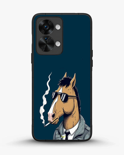 Cool Horse Sunglasses Phone Case - Quirky Blue Art Print for iPhone, Samsung, Pixel, OnePlus & Vivo